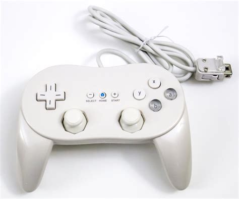 skool wii wired pro controller white