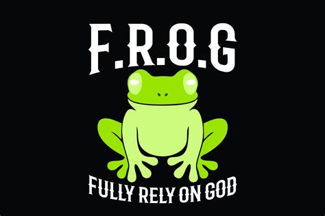 frog fully rely  god graphic  skpathan creative fabrica