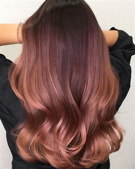 the rose gold hair color trend i m coveting rose hair