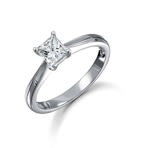 platinum princess cut diamond engagement ring ct johnmacintyre