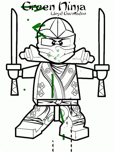 ninjago coloring pages lloyd coloring home