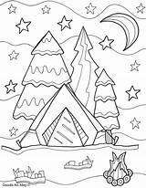 Family Reunion Coloring Pages Doodle Drawing Color Alley Camping Printable Summertime Getcolorings Paintingvalley sketch template