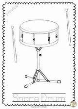 Instruments Percussion Maternelle Worksheets éducation Mosaïque Leçons Classe Artisanat Symboles Musicales Musicale Activités sketch template