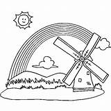 Windmill Coloring Drawing Pages Rainbow Panoramic Colouring Drawings Windmills Getdrawings Search Farm Kids Para Choose Board Colorear Energía Getcolorings sketch template