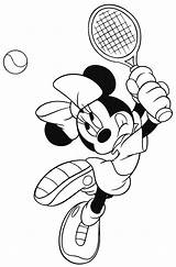 Tennis Coloring Pages Kids Printable Color sketch template
