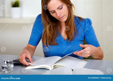 adult pretty woman reading  book stock photo image  caucasian