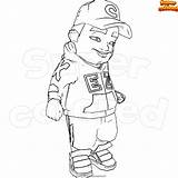 Supercolored Groove Surfers Subway Subwaysurfers Personnages sketch template