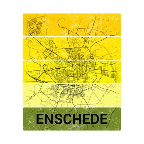 enschede nederland netherlands overijssel city map enschede gobelin teepublic pl