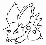 Nidoran Female Coloriages Morningkids sketch template
