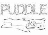 Dripping Puddle Mud Background sketch template