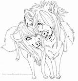 Wolf Scene Deviantart Furry Poses Coloring Lineart Fs70 Fc05 Pose Template sketch template