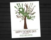 items similar  diy childrens handprint tree custom fathers day gift