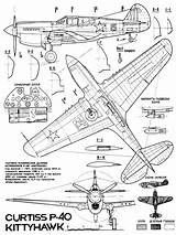 40 Warhawk Curtiss Blueprints Aircraft Drawings Plans Ww2 P40 Smcars Blueprint 1944 1939 Drawing Car Model 3d Rc Technical Forum sketch template