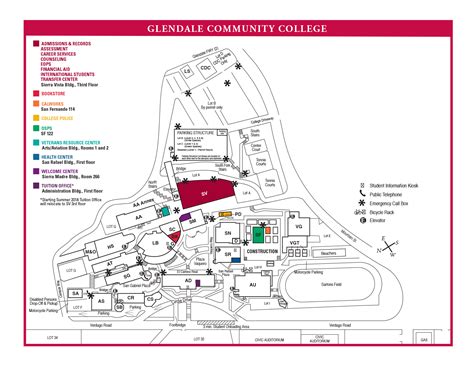 outreach map glendale community college