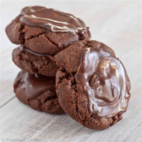 marvelous chocolate mint cookies pixelated crumb