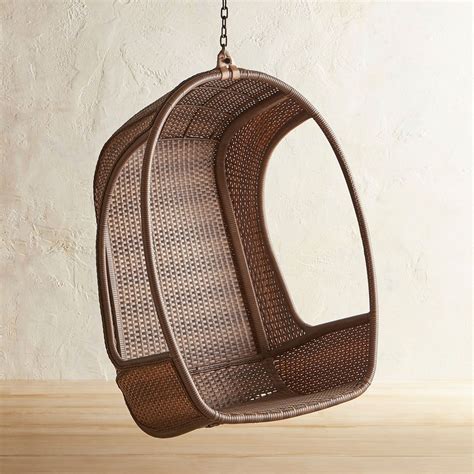 swingasan sadie latte hanging chair pier  imports outdoor papasan