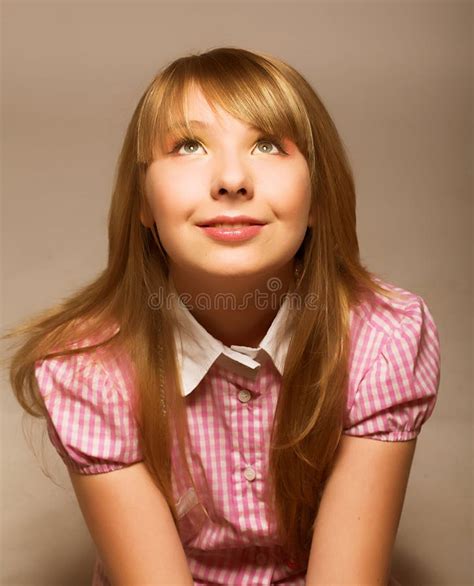 Innocent Teen Girl Stock Image Image Of Hair Caucasian 10807541