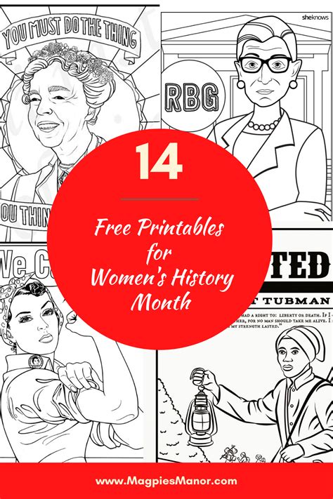 printable women  history month printables   hands