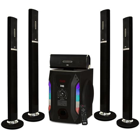 acoustic audio bluetooth tower  home speaker system   powered