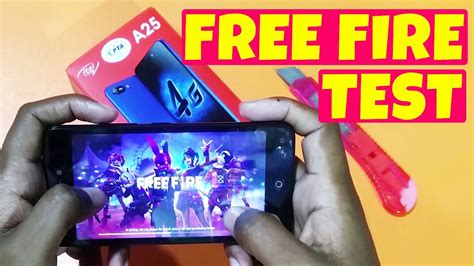 itel  garena  fire test youtube