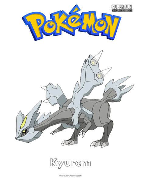 pokemon kyurem coloring page super fun coloring