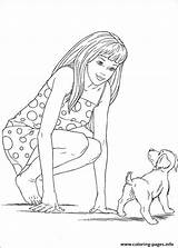 Coloring Puppy Barbie Pages Bc30 Printable Print Color sketch template
