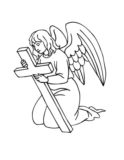 angels coloring pages resume format
