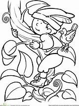Haricot Magique Coloriage Beanstalk Conte Maternelle Tales Contes Coloriages Traditionnels Traditional Worksheets Enfant Sheets Coin Rhymes Supercoloriage Géant Mandala Worksheet sketch template