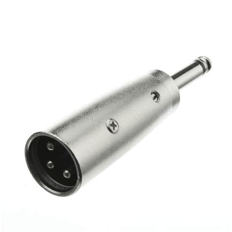 xlr xlr male   mono male adapter