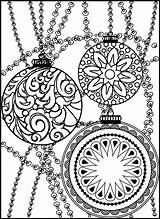 Coloring Christmas Pages Adult Adults Zentangle Ornaments Printable Ornament Candy Stress Relief Colorings Decorations Color Getcolorings Sheets Print Rocks Getdrawings sketch template