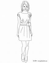 Mannequin Coloriage Model Pages Coloring Imprimer Getdrawings Getcolorings sketch template