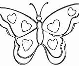 Coloring Pages Wings Hearts Fire Butterfly Getcolorings Getdrawings Colorings sketch template