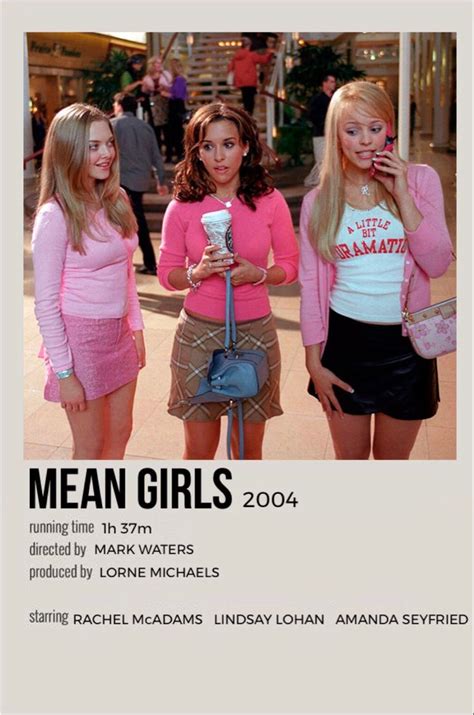Mean Girls Movie Poster Mean Girls Movie Mean Girls Movie Posters