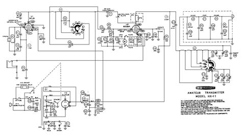 audio service manuals   heathkit hx  schematic