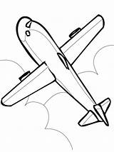 Recognized Airplane sketch template