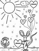 Coloring Pages Printable Valentines Valentine Kids sketch template