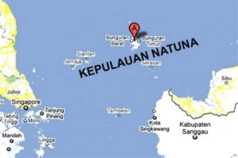 kepulauan natuna bergeografikan malaysia berdaulatkan indonesia dr