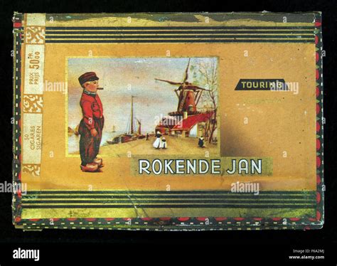 rokende jan sigarendoos pic stock photo alamy