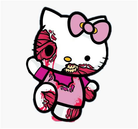 hellokitty zombie remixit  kitty zombie vector hd png