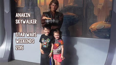 Anakin Skywalker At Star Wars Weekends 2015 Youtube