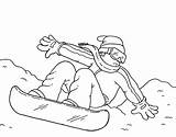 Snowboarding Snowboard Colorat Iarna Kolorowanka Kleurplaat Sporturi Snowbord Druku Sporty Planse Iceberg Desce Valley Educatia Conteaza sketch template