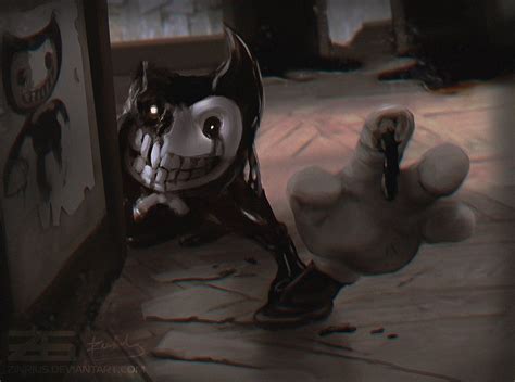 bendy from the new indie horror game bendy and the ink machine ~ yesterday user articoz gave
