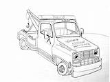 Tow Trucks sketch template