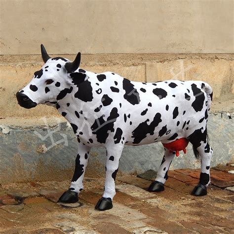 Huge Creative Simulation Cow Toy Polyethylene And Furs New Big Cattle