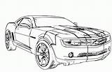 Transformers Camaro Coloring Pages Chevrolet Kids Drawing Car Printable Print Color Chevy Outline Cool Bumblebee Super Cars Simple Front Adult sketch template