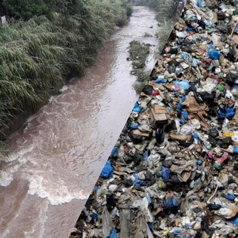 baguio houses flooded  massive garbage covered waterways