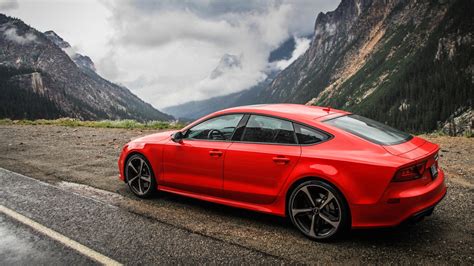 audi rs audi audizone red cars mountains vehicle car wallpapers
