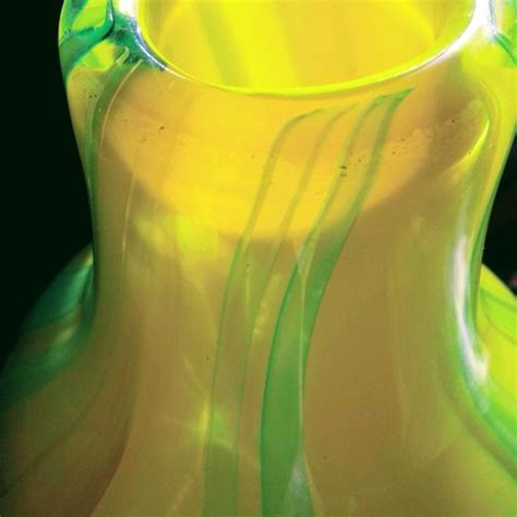 1960s Modernist Murano Art Glass Yellow Green And Amethyst