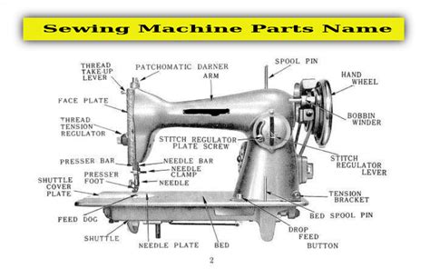 sewing machine parts   picture jack sewing machine