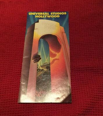vintage universal studios hollywood official guide pamphlet brochure  ebay